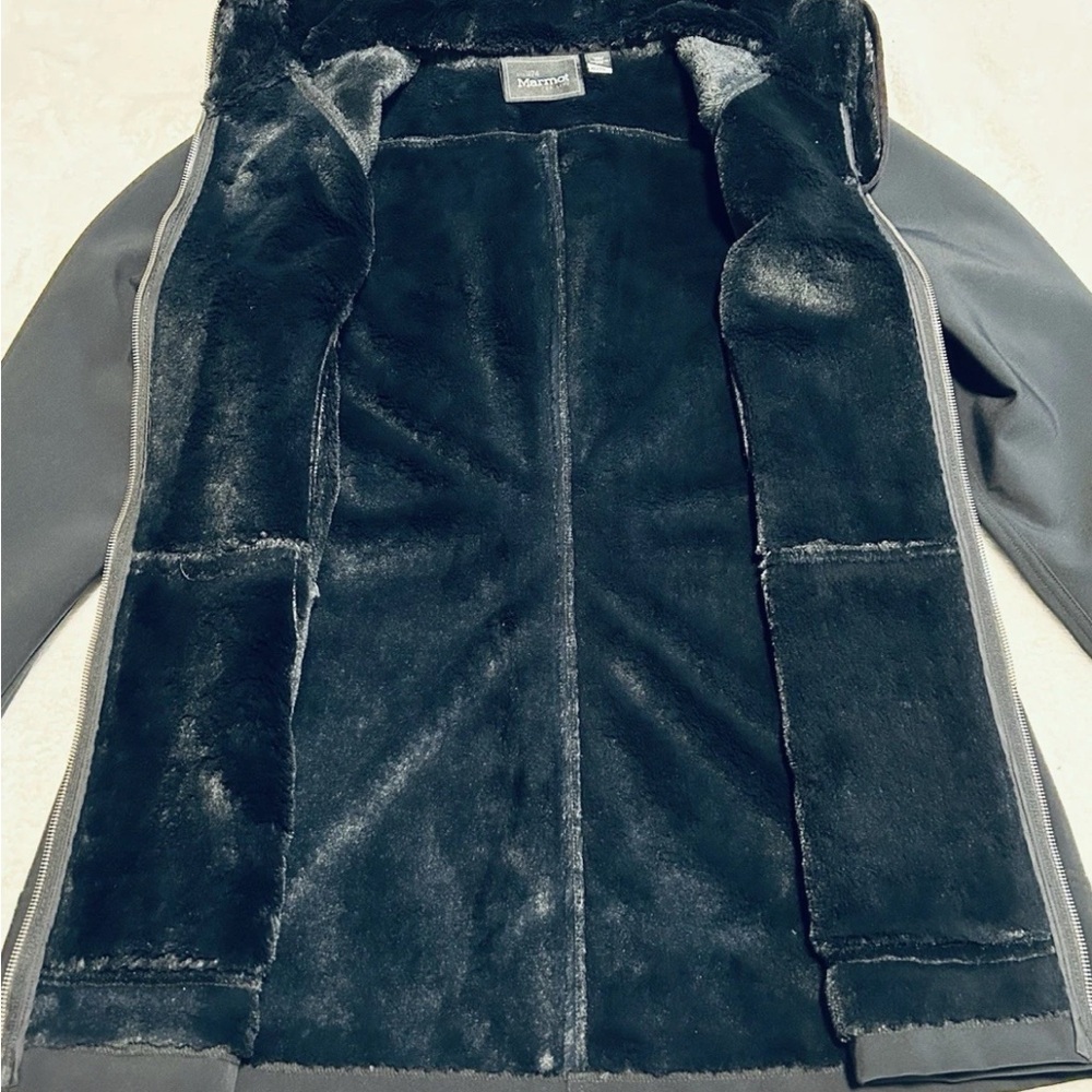 Marmot Tranquility Softshell Winter Jacket Faux F… - image 5
